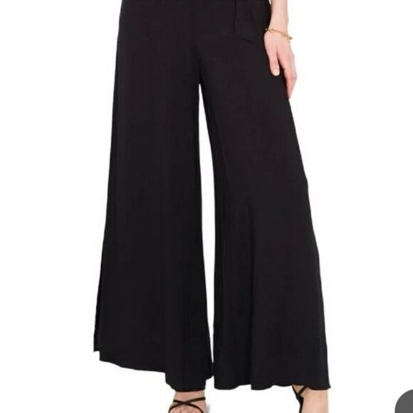 1.STATE Women's Strapless Wide Leg Jumpsuit Swimsuit Coverup Black S, - Picture 7 of 16